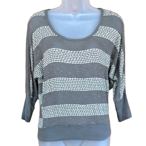 ABOUT A GIRL STRIPED SWEATER - Picture 1 of 6